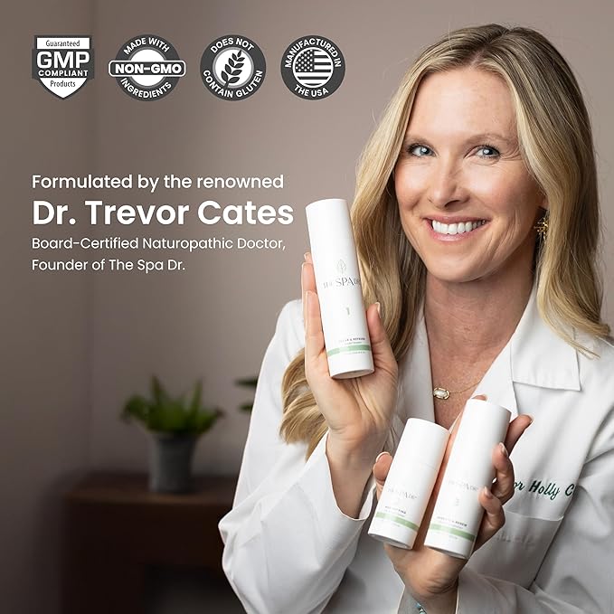 The Spa Dr. Skin Care - Antioxidant Serum - Anti Aging Skin Care - 30 Day Supply - Safe For All Skin Types - Perfectly pH Balanced - Organic Skin Care - Step 2 Nourish - 30 ML / 1 Fl. Oz.