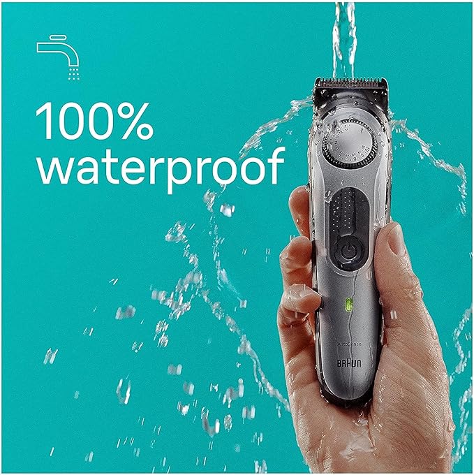 Braun All-in-One Men's Shaving Kit Series 7 7440, 12-in-1 Beard, Face, Nose, Ear Trimmer, Hair Clippers, Body Groomer and Manscaping + Travel Case + Charging Stand, Holiday Gifts for Men