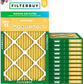 Filterbuy 10x20x1 Air Filter MERV 11 Superior Pet & Allergy Defense, by Filterbuy