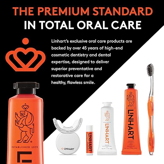 Linhart Teeth Whitening Pen – Professional Strength Gel for a Brighter Smile – Fast, Safe, and Easy-to-Use Whitening – No Sensitivity – Compact & Travel-Friendly – 30+ Applications