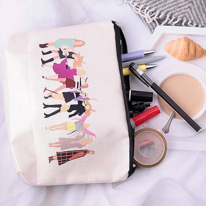 I'm Not Dramatic I'm Theatrical Makeup Bag Broadway Musical Gift Theatre Bag Pencil Case Fun Theatrical Design Makeup Bag (ERAS)