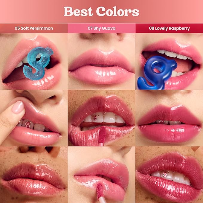 COLORGRAM FRUITY GLASS TINT 11 BUBBLES PINK | Long-Lasting Glossy Lip Tint for Effortless Glow | Radiant, Non-Sticky | Korean Beauty Lip Gloss for Daily Wear