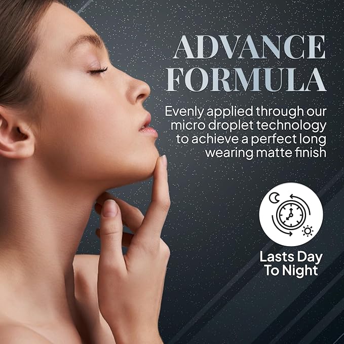 ERA Face spray makeup (R4 Champagne, 2.25 oz) - airbrush foundation, everyday, buildable, professional spray on cosmetics by Era Beauty
