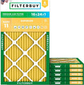 Filterbuy 16x24x1 Air Filter MERV 11 Superior Pet & Allergy Defense, by Filterbuy