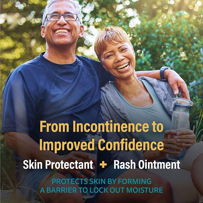 A+D Incontinence Support Skin Protectant & Rash Ointment – Treats & Prevents Incontinence Rash, Soothes Chafed Skin, Odor Neutralizing Technology - 16 oz