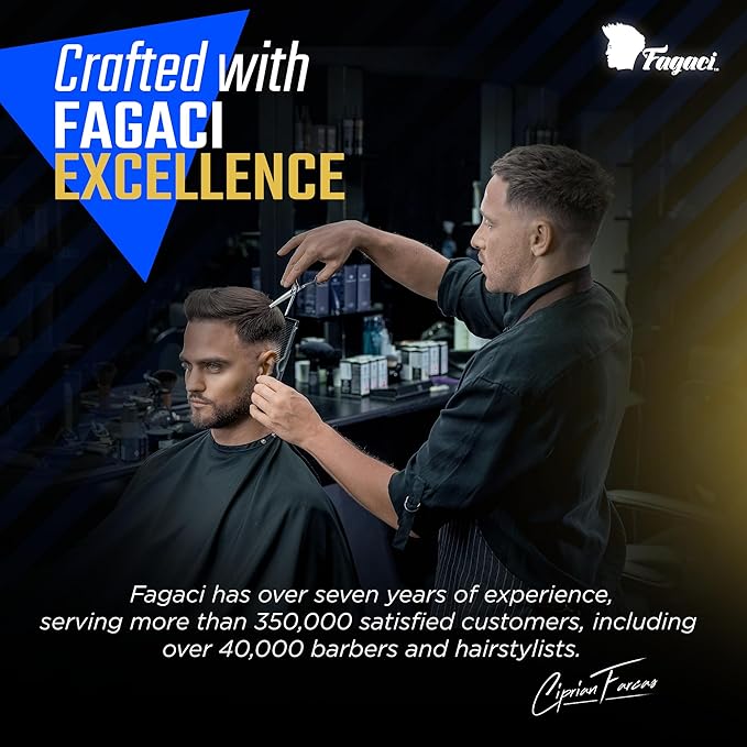 Fagaci Hair Thinning Scissors 6" with 440C Steel, Extreme Sharpness & Precise Cuts Texturizing Shears, Barber Thinning Shears, Hair Cutting for Women & Men, Slim Blades Texturizing Scissors