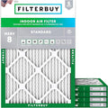 Filterbuy 18x20x1 Air Filter MERV 8 Essential Dust & Allergy Defense, by Filterbuy