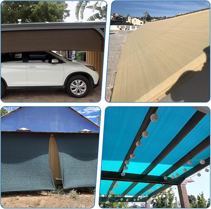TANG Sun Shade Fabric Roll 8'x146' Shade Cloth - Image 2