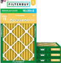 Filterbuy 16x30x2 Air Filter MERV 11 Superior Pet & Allergy Defense, by Filterbuy