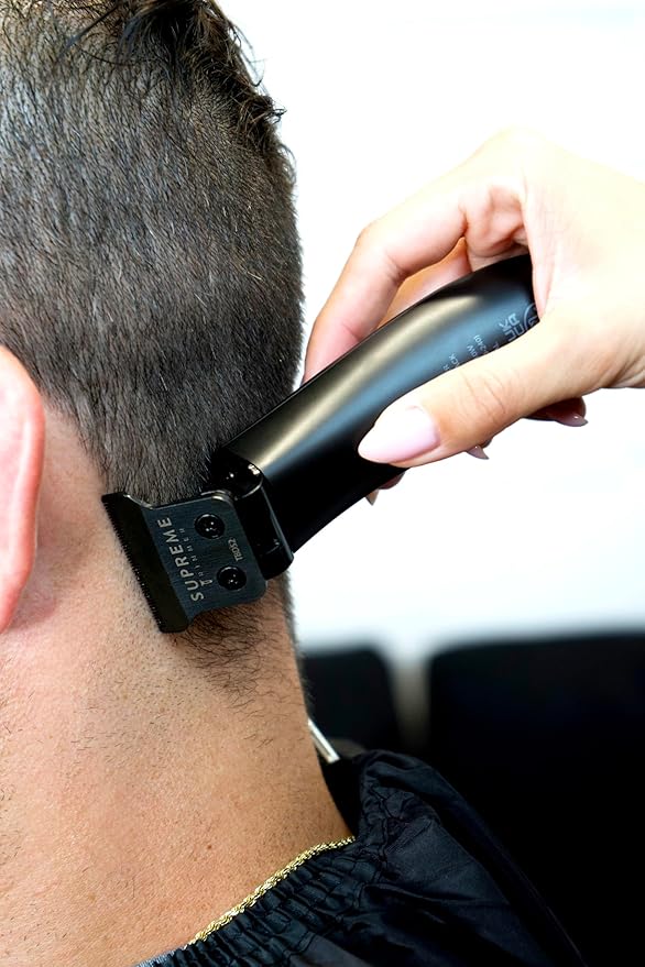 Supreme Trimmer T Shaper - Quiet Cordless Beard & Hair Trimmer for Men | 120 Min Runtime, Low Noise, Zero-Gap DLC Blade | Ideal for Sensitive Skin, Kids & Elderly | ST5206