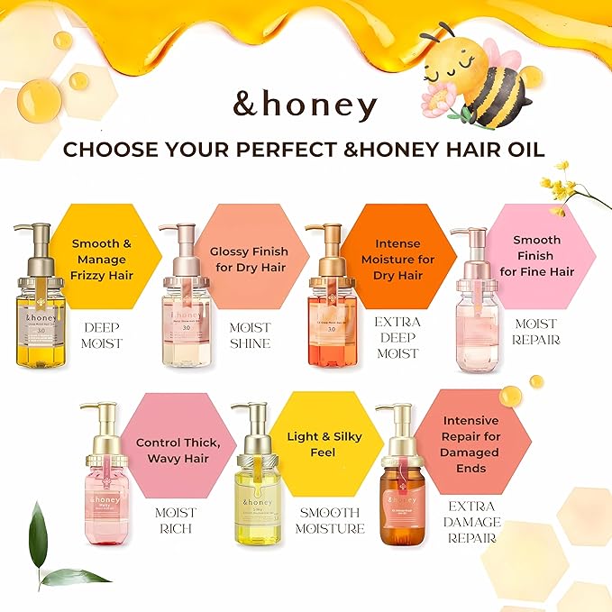 &HONEY Melty 3.0 Moist Repair Hair Oil 100ml