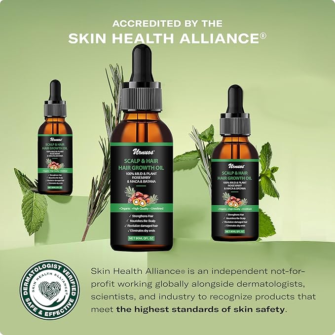 Rosemary Batana Oil，Organic Hair Growth，Promotes Hair Thickness, Nourish Scalp and Hair for All Hair Tapes (1 Fl Oz)