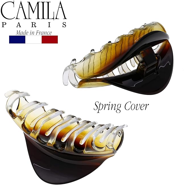Camila Paris CP2379 French Hair Clip for Women for Thick Hair for Long Curly Wavy Hair, Girls Hair Claw Clips Jaw Styling Hair Accessories for Women, Strong Hold No Slip Grip, Made in France