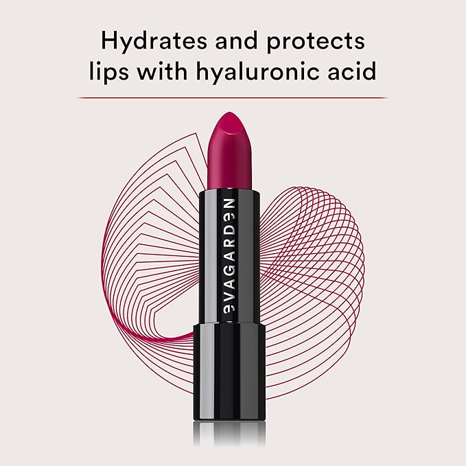 EVAGARDEN Classy Lipstick - Formulated with Natural Oils - Envelopes Your Skin with Satin Effect - Light, Pigmented Blend Gives Full Coverage and Chic Finish Instantly - 615 Red Bud - 0.1 oz