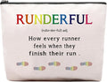 Running Gifts for Women Makeup Bag, Runner Gifts, Gifts for Runners Women, Marathon Runner Female Gifts, Running Accessories for Women, Runderful Definition Makeup Cosmetic Bag
