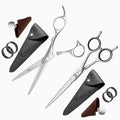 Fagaci Professional Hair Cutting Scissors 6” Super Sharp Thin Blades, 440C Steel for Maximum Precision Hair Scissors for Women & Men, Lightweight Hair Shears for Hair Cutting, Barber Scissors