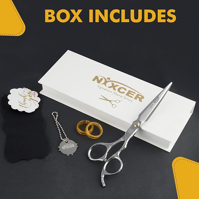 Professional Sword Hairdressing Scissors - 6.75" Precision Hair Cutting Scissors C440 Japanese Steel, Featuring Long-lasting Sharpness and an Exquisite Design