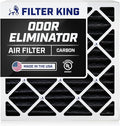 Filter King 13x20x1 Air Filter | 4-PACK | Carbon MERV 8 HVAC Pleated A/C by FilterKing