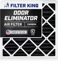 Filter King 21.25x21.25x1 Air Filter | 4-PACK | Carbon MERV 8 HVAC Pleated A/C by FilterKing