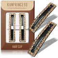 Rhinestone and Crystal Hair Clips 2-Pack, Sparkly Barrettes & Elegant Bling Accessories for Women & Girls(Set4)