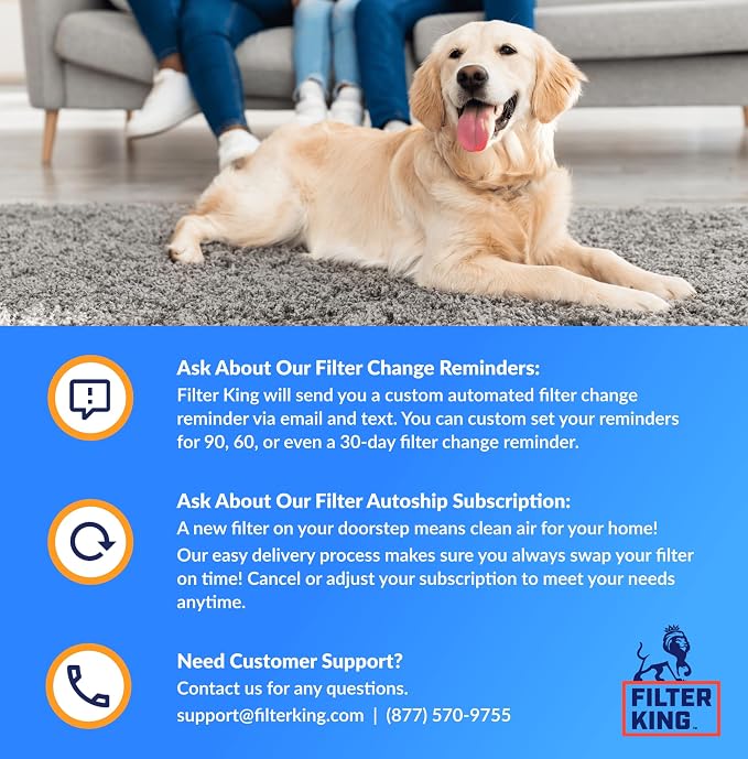 Filter King 16.5x12x1 Air Filter | 4-PACK | MERV 8 HVAC Pleated A/C Furnace - Image 5