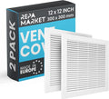 Repa Market 12 x 12 Inch White Square Air Vent Cover by RepaMarket