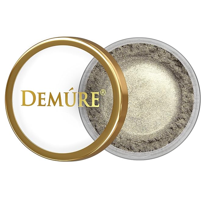Demure Mineral Make Up (Moss) Eye Shadow, Shimmer Eyeshadow, Loose Powder, Glitter Eyeshadow, Eye Makeup, Professional Makeup