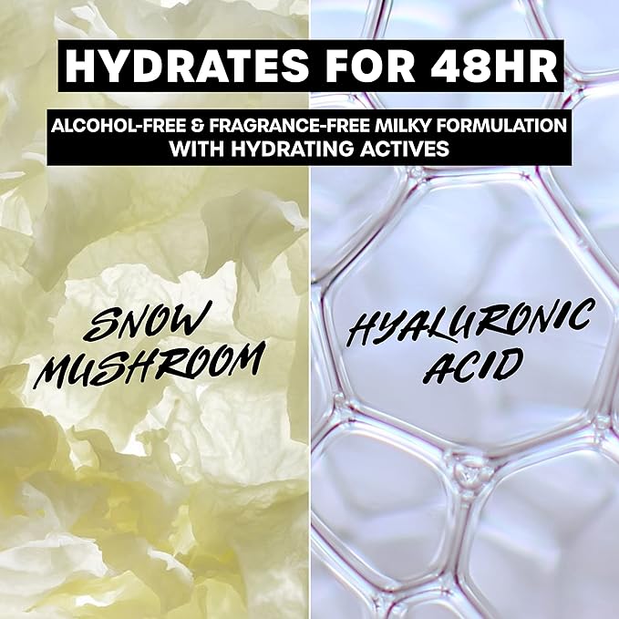THAYERS Milky Face Toner with Snow Mushroom and Hyaluronic Acid, Natural Gentle Facial Toner, Dermatologist Recommended, for Dry and Sensitive Skin, 8.5 Oz (Pack of 2)