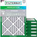 Filterbuy 30x32x2 Air Filter MERV 8 Essential Dust & Allergy Defense, by Filterbuy