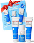 Peach Slices - 3-Step Acne Starter Kit (3 Products) - Skin Care Set - 1 Toner, 1 Cleanser, 1 Oil Free Moisturizer - 2% Salicylic Acid & Botanicals - Vegan & Cruelty Free - Korean Skin Care & Beauty