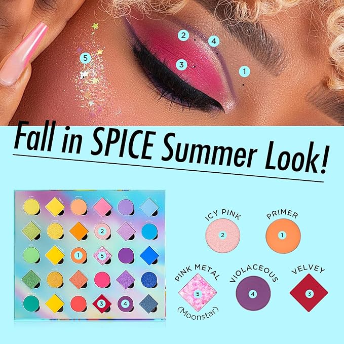 BEPHOLAN Eyeshadow Palette - 30 Color Eye Shadow Makeup Palette