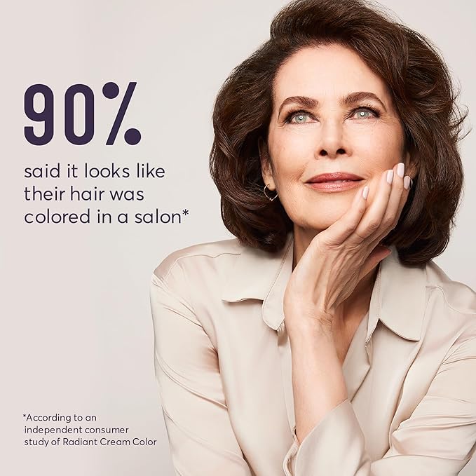 Madison Reed Radiant Hair Color Kit | 7.5NNA Light Neutral Brown (Umbria Brown) 100% Maximum Gray Hair Coverage | Salon-Quality Permanent Hair Dye for Resistant Grays | PPD & Ammonia-Free | 1 Pack