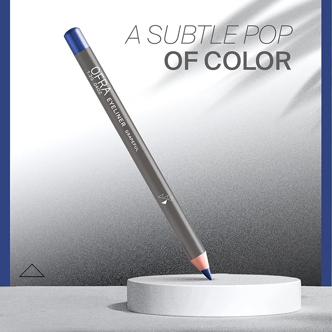 Ofra Eyeliner Pencil - Grapeful | Precision Purple for Bold, Long-Lasting Looks | Waterproof Smudge-Proof Formula | Easy Glide Application for Intense Definition and All-Day Wear