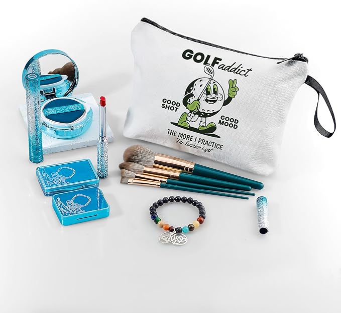Golf Accessories for Women,Small Golf Bag,Female Golfer Gifts,Funny Golf Gifts,Makeup Bag for Purse,Golf Party Favors,Golf Bag Women,Golf Gifts