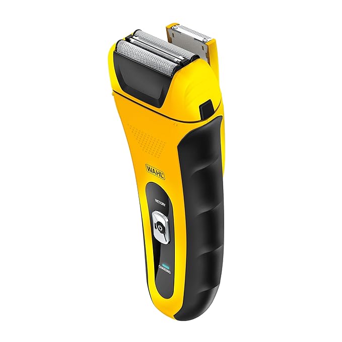 Wahl Lifeproof Lithium Ion Foil Shaver – Waterproof Rechargeable Electric Razor with Precision Trimmer for Men’s Beard Shaving, Trimming, & Grooming with Quick Charge – Model 7061-100