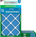 Filterbuy 8x24x1 Air Filter MERV 13 Optimal Smoke & Allergy Defense, by Filterbuy