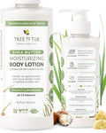 Tree to Tub Cocoa Butter Lotion for Sensitive Skin - Moisturizing Shea Butter Lotion for Extremely Dry Skin for Women & Men - Lemongrass & Coconut Body Cream w/Organic Aloe Vera, Colloidal Oatmeal