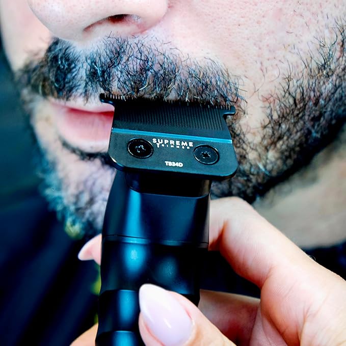 Supreme Trimmer 2Spee ST622 – Cordless Beard & Hair Trimmer for Men | 2-Speed Motor, 180 Min Runtime, Zero-Gap Adjustable Blade, Digital Display, Removable Blade Design