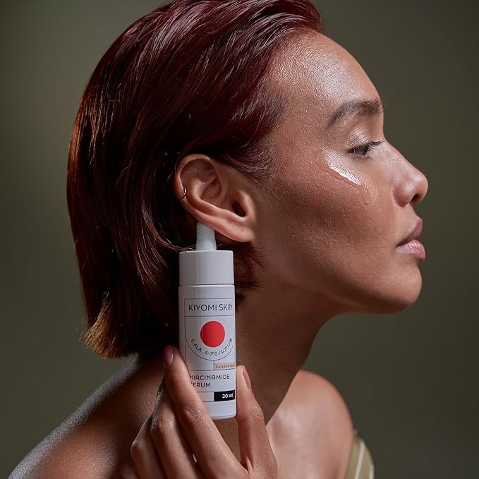 Niacinamide Serum - Hydrating Vitamin B3 Face Serum with 5-ALA and Hyaluronic Acid for Pores, Dark Spots and Uneven Skin Tone - Soothing Facial Moisturizer for All Skin Types - 1 Fl Oz
