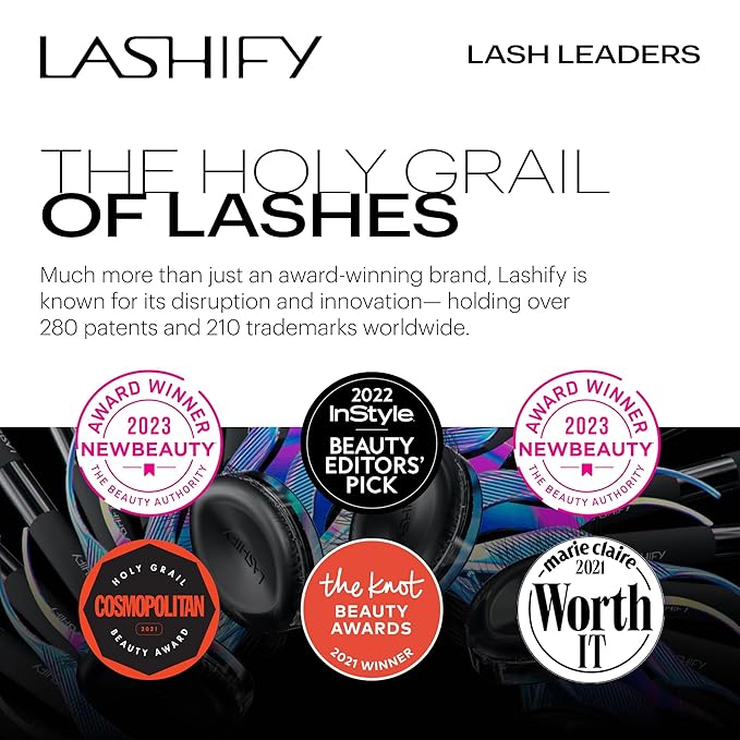 Lashify Curl 8mm Gossamer Eyelash Extensions Refill, Minx Color, DIY False Lashes for a Natural Look