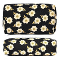 SOIDRAM Floral Cosmetic Bag - Large Capacity Makeup Bag and Brush Storage Travel Organizer