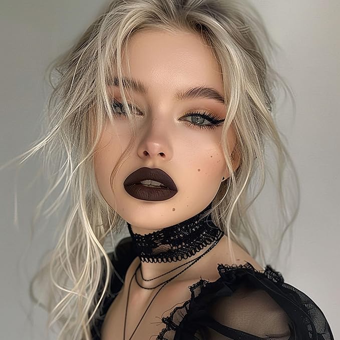 Dark Brown Lipstick Matte for Women Color Stay Long Lasting Lipstick Smudgeproof Liquid Lipsticks Cruelty Free Lip Color, DM15 Chocolate