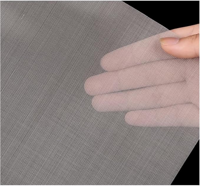 Stainless Steel Fine Wire Mesh Sheet 100 Mesh, 304 Woven Metal Cloth Screen by FIDSEJEONA