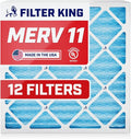 Filter King 14x17.5x1 Air Filter | 12-PACK | MERV 11 HVAC Pleated A/C Furnace by FilterKing