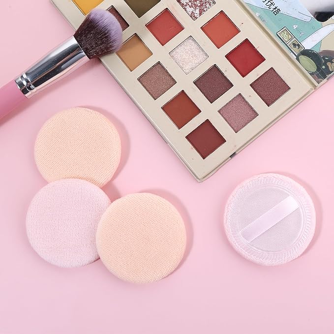 Sibba Beauty Blender Makeup Sponge 12 PCS Fluffy Make Up Foundation Applicator Face Blending Setting Pads Cosmetics Matte Loose Powder Body Paint Wet Dry Application Brushes (pink/skin color)