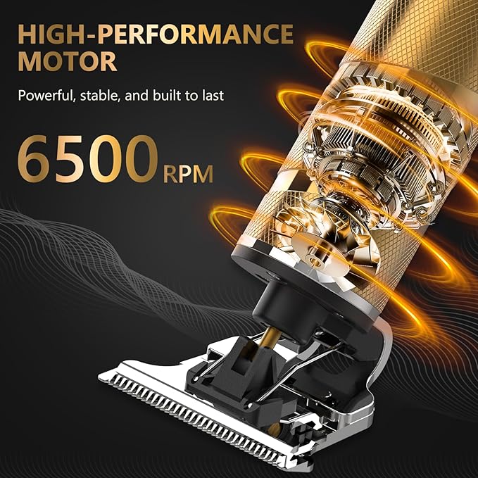 Ufree Hair Trimmer & Beard Trimmer for Men Professional, Electric Razor Shavers for Men, T Blade Precision Edgers Liners, Barber Clippers for Hair Cutting Mustache Facial, Mens Gifts