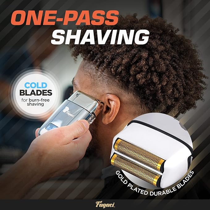Fagaci Hair Clippers for Men & Double Foil Shavers, Barber Clippers for Hair Cutting, Cordless Hair Clippers and Trimmers Set, Maquina de Cortar Cabello, 5 Speeds Electric Shavers for Men