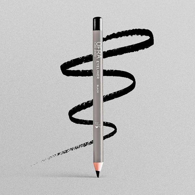 Ofra Eyeliner Pencil - Black | Precision Black for Bold, Long-Lasting Looks | Waterproof and Smudge-Proof Formula | Easy Glide Application for Intense Definition and All-Day Wear