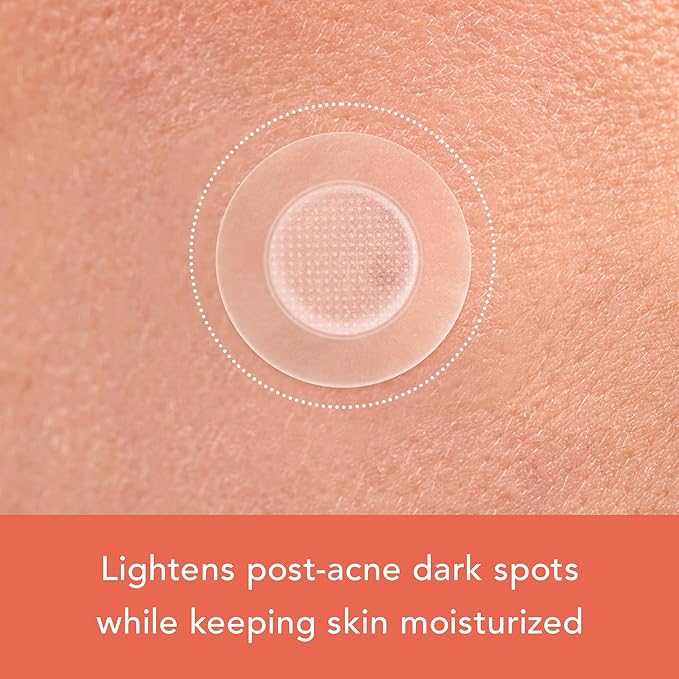 Rael Pimple Patches, Miracle Microcrystal Vitamin C Dark Spot Cover - Hydrocolloid Patch with Glutathione and Niacinamide, Korean Skin Care (9 Count)