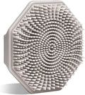 Sud Scrub® Antimicrobial Silicone Face Scrubber, 1 Pack, Gentle Face Exfoliator for Sensitive Skin, Eco Friendly Facial Cleansing Brush, Exfoliating Face Brush for Men and Women (Clay)